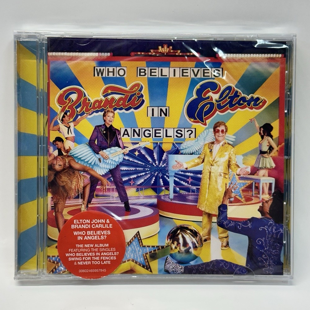 MWho Believes In Angels Brandi Carlile & Elton John (CD) - CRACKED CASE